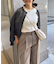 【WEB限定】ドッキング袖ボリュームカットソー