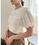 【WEB限定】ドッキング袖ボリュームカットソー