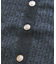 【WEB限定】エンブレム金釦5分袖ケーブルカーディガン