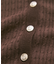 【WEB限定】エンブレム金釦5分袖ケーブルカーディガン