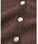 【WEB限定】エンブレム金釦5分袖ケーブルカーディガン
