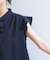 【WEB限定】【防シワ】フリルフレンチボウタイブラウス/通勤対応