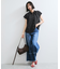 【WEB限定】ドットフリルネックブラウス/通勤対応