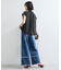 【WEB限定】ドットフリルネックブラウス/通勤対応