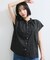 【WEB限定】ドットフリルネックブラウス/通勤対応