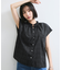 【WEB限定】ドットフリルネックブラウス/通勤対応