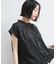 【WEB限定】ドットフリルネックブラウス/通勤対応