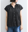 【WEB限定】ドットフリルネックブラウス/通勤対応