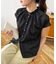 【WEB限定】ドットフリルネックブラウス/通勤対応