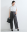 【WEB限定】ドットフリルネックブラウス/通勤対応