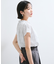 【WEB限定】ドットフリルネックブラウス/通勤対応