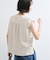 【WEB限定】【セットアップ対応】Vネックフレンチスリーブブラウス/通勤対応