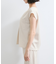 【WEB限定】【セットアップ対応】Vネックフレンチスリーブブラウス/通勤対応