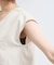 【WEB限定】【セットアップ対応】Vネックフレンチスリーブブラウス/通勤対応