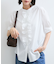 【WEB限定】フロントフリルディテール半袖ブラウス