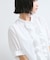 【WEB限定】フロントフリルディテール半袖ブラウス