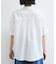 【WEB限定】フロントフリルディテール半袖ブラウス