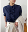 【WEB限定】フロントフリルディテール半袖ブラウス