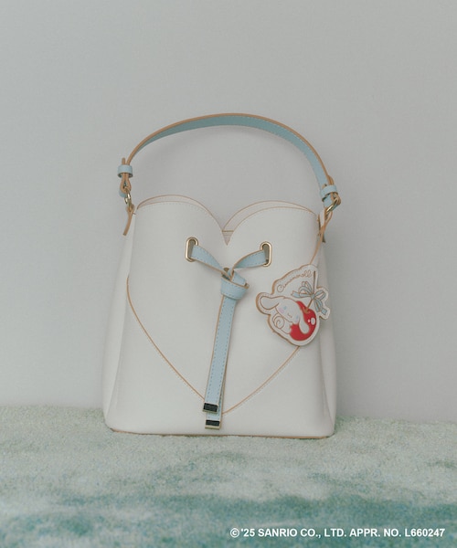 シナモロール】VIS別注ハートカットバッグ(ミディアム)｜ビスの