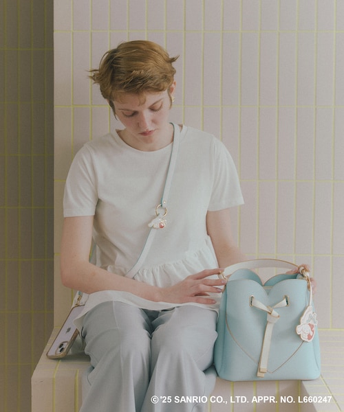 シナモロール】VIS別注ハートカットバッグ(ミディアム)｜ビスの