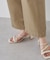バレルシルエットコットンパンツ