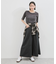 【WEB/一部店舗限定】シアーベロアハーフスリーブカットソー