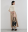 【WEB/一部店舗限定】シアーベロアハーフスリーブカットソー
