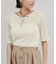 【WEB/一部店舗限定】シアーベロアハーフスリーブカットソー