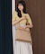 【A4収納】フロントベルトソフトショルダーバッグ