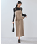 【WEB限定】【美easy】ウーリッシュ ペプラム切替キャミワンピース【洗える】