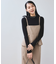 【WEB限定】【美easy】ウーリッシュ ペプラム切替キャミワンピース【洗える】