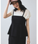 【WEB限定】【美easy】ウーリッシュ ペプラム切替キャミワンピース【洗える】
