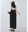 【WEB限定】【美easy】ウーリッシュ ペプラム切替キャミワンピース【洗える】