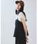 【WEB限定】【美easy】ウーリッシュ ペプラム切替キャミワンピース【洗える】