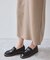 【WEB限定】【美easy】ウーリッシュ ペプラム切替キャミワンピース【洗える】