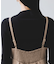 【WEB限定】【美easy】ウーリッシュ ペプラム切替キャミワンピース【洗える】