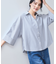 【WEB限定】スキッパーワイドハーフスリーブシャツ/通勤対応
