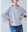 【WEB限定】スキッパーワイドハーフスリーブシャツ/通勤対応