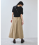 【WEB限定】フロントボタンフレアスカート