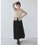 【WEB限定】フロントボタンフレアスカート