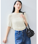 【WEB限定】リボンヤーンバルーン袖サマーニット