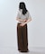 【WEB限定】リボンヤーンバルーン袖サマーニット