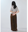 【WEB限定】リボンヤーンバルーン袖サマーニット