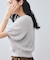 【WEB限定】リボンヤーンバルーン袖サマーニット