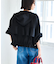 【WEB限定】バックフリルライトブルゾン