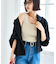 【WEB限定】バックフリルライトブルゾン