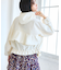 【WEB限定】バックフリルライトフードブルゾン