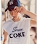 【Coca-Cola】VIS別注ロゴプリントフレンチTシャツ