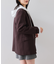 フード付きクロップドシアーシャツ