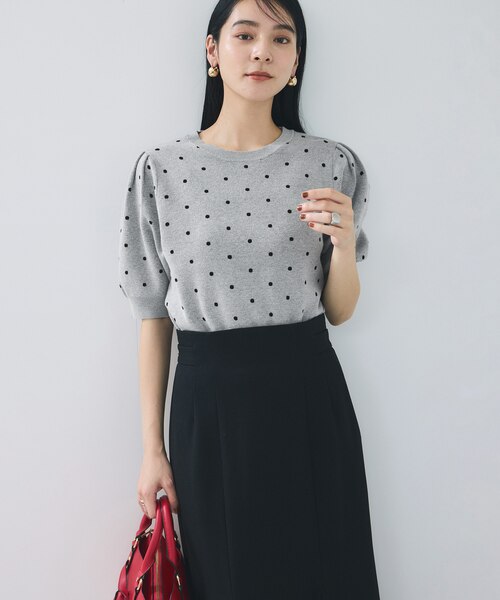 チャッピー未使用品　Y,s ドルマリンフードトップス 新品未使用】ANDMARY May shirring tops Black アンドマリー